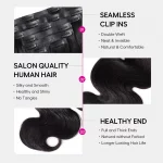 Tinashe hair body wave clip in 4