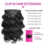 Tinashe hair body wave clip in 5