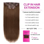 Tinashe hair brown straight clip ins (1)
