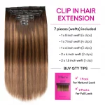 Tinashe hair highlight brown clip ins (2)