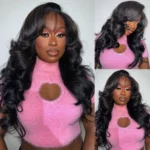Tinashe hair yaki loose wave V part wig (5)