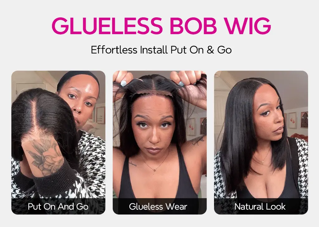 Tinashe hair yaki bob wig details