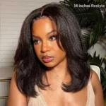 Tinashe hair kinky straight glueless bob wig (4)