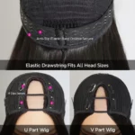 Tinashe hair u-v part wig details