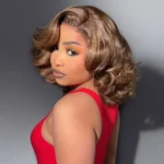 Tinashe highlight loose wave short wig (2)