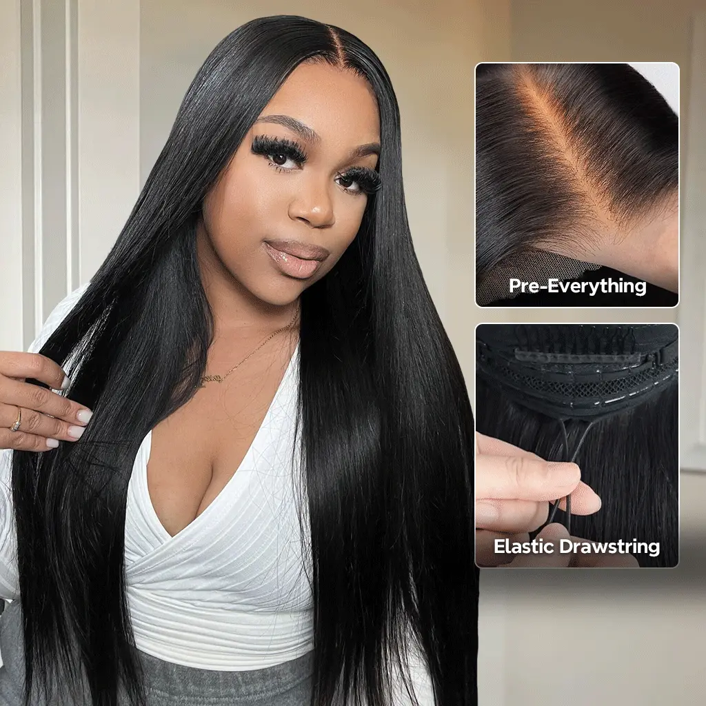 Tinashe hair pull go glueless straight wig