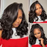 Tinashe hair yaki loose wave half wig (2)