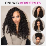 Tinashe hair burmese curly half wig