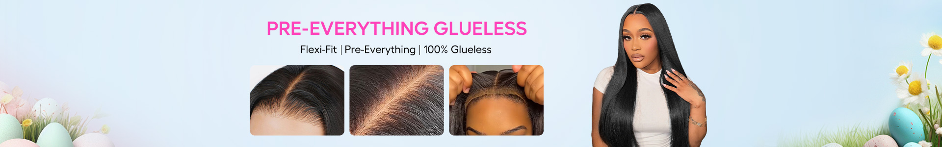Glueless wig