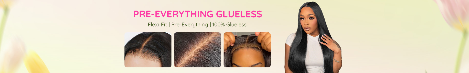 Glueless wig