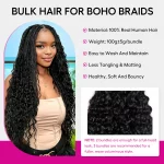Tinashe hair beach curly bulk hair 4