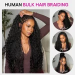 Tinashe hair beach curly bulk hair 7