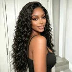 Tinashe hair beach curly half wig (1)