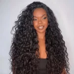 Tinashe hair beach curly half wig 5