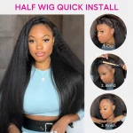 Tinashe hair kinky straight half wig (4)