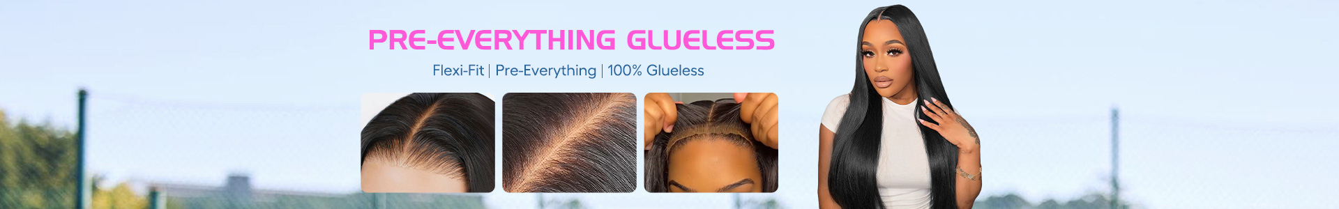Glueless wig