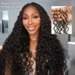 Tinashe hair crochet hair beach curly 2