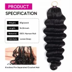 Tinashe hair loose deep crochet hair