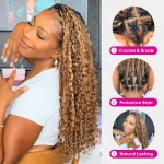 Tinashe hair highlight burmese curly crochet (3)