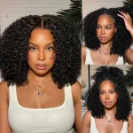 Tinashe hair kinky curly bob wig (2)