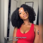 Tinashe hair kinky curly short wig