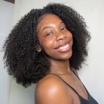 Tinashe hair afro curly half wig (3)