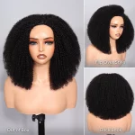 Tinashe hair afro curly half wig (4)