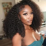 Tinashe hair kinky curly half wig with layers (3)