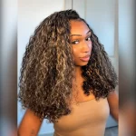 Tinashe hair highlight 1b-22 burmese curly half wig (12)