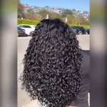 Tinashe Hair Indian curly half wig 9