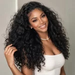 Tinashe Hair Indian Curly half wig (6)
