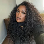 Tinashe Hair Indian Curly half wig (8)