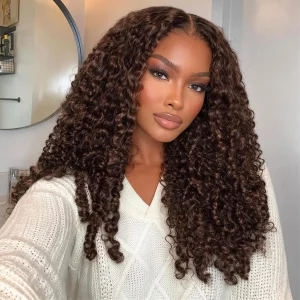Tinashe hair dark brown burmese curly wig (1)