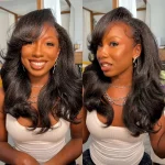 Tinashe hair kinky body wave half wig (3)