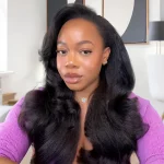 Tinashe hair kinky body wave half wig (6)